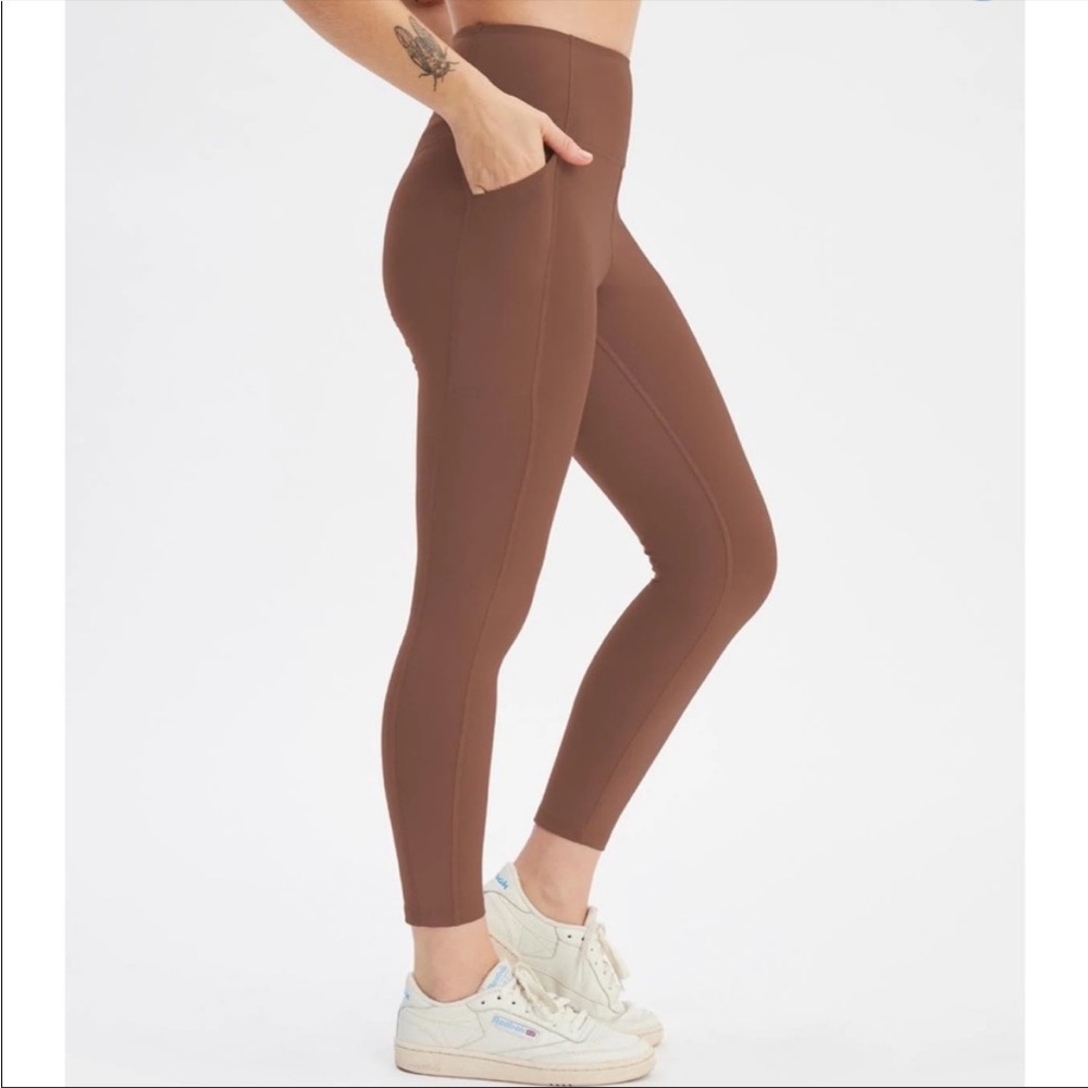 Girlfriend Collective Earth Compressive Pocket Legging Size Small
